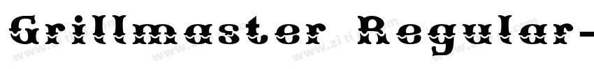 Grillmaster Regular字体转换